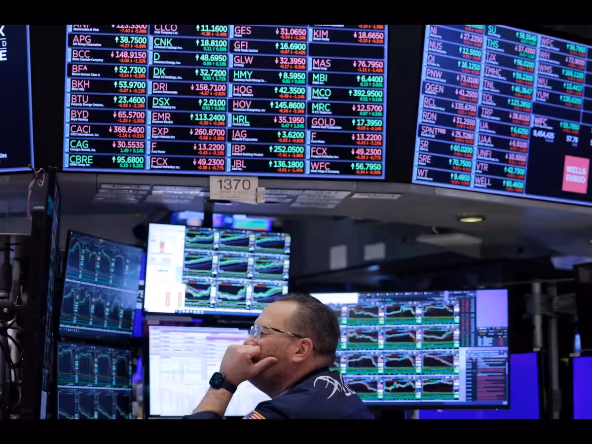 US stocks open lower as AI jitters return, oil rises