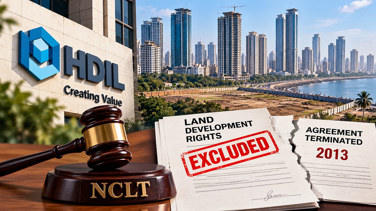 NCLT Bars HDIL From Claiming Worli Land Development Rights as Asset
