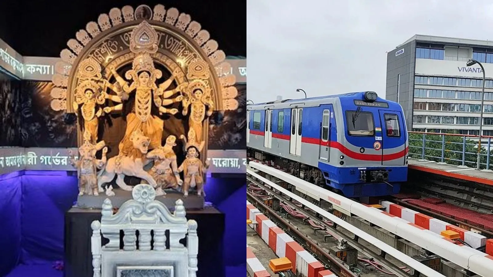 Kolkata Metro sees 32% jump in Durga Puja ridership, carries 61.51 lakh passengers
